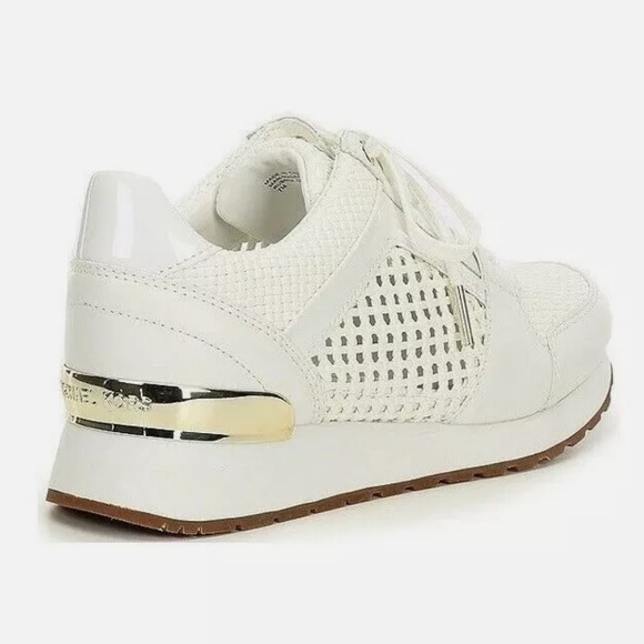 Michael Kors White Woven Sneakers - Picture 2 of 9